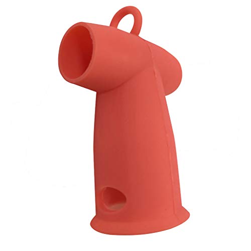 Fullfun Pressure Cooker Steam Diverter Release Accessory Silicone Instant Pot Steam Release Pipe Cooking Kitchen Tool (Red)