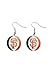 MLB San Francisco Giants Tri Color Oval Earrings