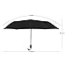 Binken Compact Touch Windproof Travel Umbrella, Black - Auto Open Close