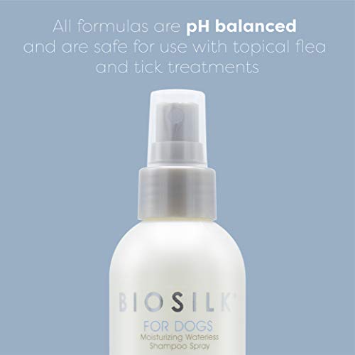 BioSilk for Dogs Silk Therapy Deep Moisture Waterless Shampoo Spray