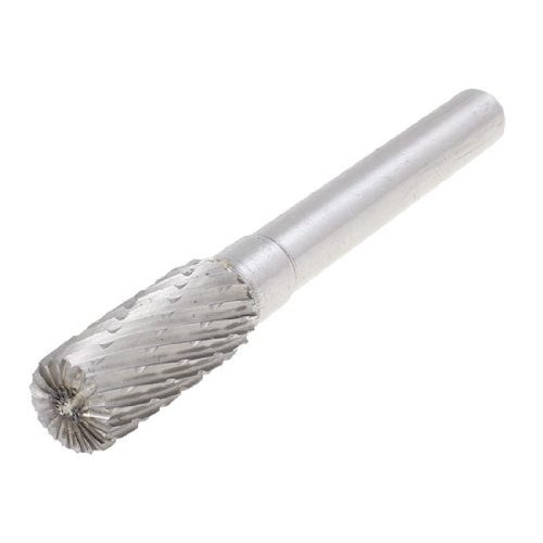 uxcell 6mm Shank 8mm 5/16" Cutting Bit Toothed Cylinder Head Rotary File