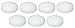 D'light Online Large White Floating Candles 3 Inch Bulk Pack Wax Discs for Events, Weddings, Spa, Home Decor, Special Occasions, Cylinder Vases, Centerpieces, Pool and Holidays - Set of 72 (White)