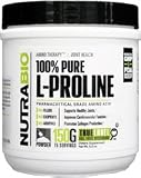 NutraBio 100% Pure L-Proline Powder - 150 Grams