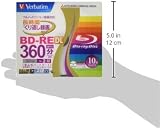 Verbatim BD-RE DL 50GB 2x Rewritable Blu-ray Discs Inkjet Printable Japan view 2