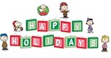 Eureka Peanuts Christmas Mini Bulletin Board Sets