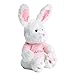 Lillian Vernon Personalized Easter Bunny with Pink T-Shirt Plush Toy - Stuffed Animal, Baby Toys, Holiday & Birthday Party Gifts, Custom Embroidered Name, 12 Inches Tall