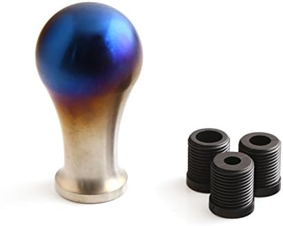 New Universal Racing Car Shaped Weighted Shift knob - JDM Brushed Roasted Blue