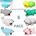 YMH Cable Protector for iPhone iPad Cable Android Samsung Galaxy Cord Plastic Cute Sea Animals Phone Accessory Protects USB Charger Data Protection Cover Chewers Earphone Cable Bite 8Pack (GSDBACTP)