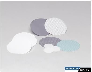 Advantec MFS A045R047A-P Membrane Filter without Pad, Sterile, Grid, Dispenser Band, 47 mm Diameter, Mixed Cellulose Esters, Black (Pack of 100)