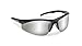 Flying Fisherman Spector Polarized Sunglasses with AcuTint UV Blocker for Fishing and Outdoor Sports, Black Frames/Smoke-Silver Mirror Lenses