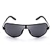 HDCRAFTER Men’s Fashion Oversized Rimless Sunglasses Polarized Goggles 72mm