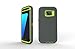 Defender S7 Edge Case, Kecko Heavy Duty Premium Hybrid High Impact Shock Absorbent Drop Scratch Resistant Full Body Cover Case w/Belt Clip for Samsung Galaxy S7 Edge - Gray Green
