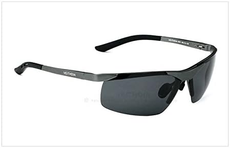 Polarized Men's Sunglasses Outdoor Sports Pilot Eyewear Driving Goggle Glasses (Gray)