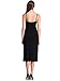 MSBASIC Women's Adjustable Spaghetti Straps Long Cami Slip Dress Large Black