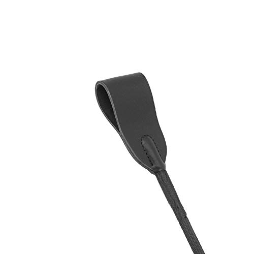SCARLET KITTEN Riding Crop Horse Whip Spanking with Wide Leather Loop Slapper Jump Bat (Black) - Thumbnail 5