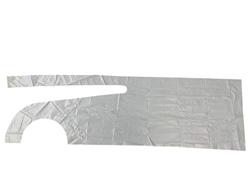 image for KingSeal Disposable Poly Aprons, 24 x 42 inches, 0.8 mils Thick, Indiv