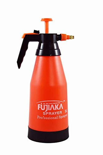 Fujiaka WS/2 Handheld Garden Sprayer with Brass Nozzle 2 Litre (Orange and Black)