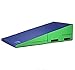 Greatgymats Large Folding Incline Mat Gymnastics Cheese Wedge Tumbling Play Gym Mats for Kids,60