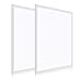 2 Pack 2x2FT Flush Mount LED Flat Panel Light 40W 4200LM 0-10V Dimmable 4000K Natural White, 280W Equiv. Ultra Slim Surface Mount LED Ceiling Troffer Light Fixture, Nationwide Rebate Program Eligible