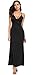 Finejo Women's Sexy Strappy Backless Deep V neck Long Maxi Dress