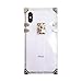 Square Case for iPhone Xs Max X 10 Fashion Cover for iPhone 7 Plus 8plus Soft Flexible TPU Shockproof Trunk Back Shell (Crystal Clear, iPhone Xs Max)