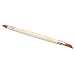 COMIART 3pcs Double Head Clay Color Shapers Rubber Tip Paint Drawing Blending Brushes