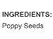 Poppy Seeds by Food to Live, Kosher, Product of Spain — 4 Pounds