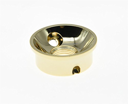 KAISH Gold Electric Guitar Jack 6.35mm Electrosocket Jack Plate for Tele Telecaster