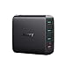 AUKEY Quick Charge 3.0 USB Wall Charger 4 Ports 42W Travel Charger, Compatible Samsung Galaxy S9 / S8+ / Note 8, LG G5 / G6, Nexus 5X / 6P, HTC 10, iPhone Xs/XS Max/XR, iPad Pro/Air and More