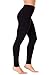 90 Degree By Reflex - High Waist Cotton Power Flex Leggings - Tummy Control - Black Medium