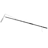 Neewer Portable 3 Sections Stretchable Handheld Microphone Boom Pole with Standard 5/8 inch-27 Threads and Adjustable Length from 3 feet to 8 feet (NW-7000)