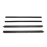 1A Auto Inner & Outer Window Sweep Felt Kit Set of 4 for CJ5 CJ6 CJ7 Scrambler Wrangler
