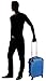 Lucas Outlander Carry On Hard Case 20 inch Expandable Rolling Suitcase With Spinner Wheels (20in, Blue)