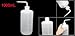 uxcell A13042200ux0191 Germicidal Solutions Holder Clear White Plastic Squeeze Bottle 1000mL 35OZ