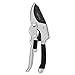 vilapur Pruning Shears,8 Inch Professional Pulley Shears SK-5 Steel Blade Sharp Anvil Hand Pruner with Safety Lock Less Effort Garden Tree Clippers