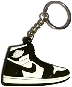 Air Jordan Shoe Key Chain Generation 1 i Black & White