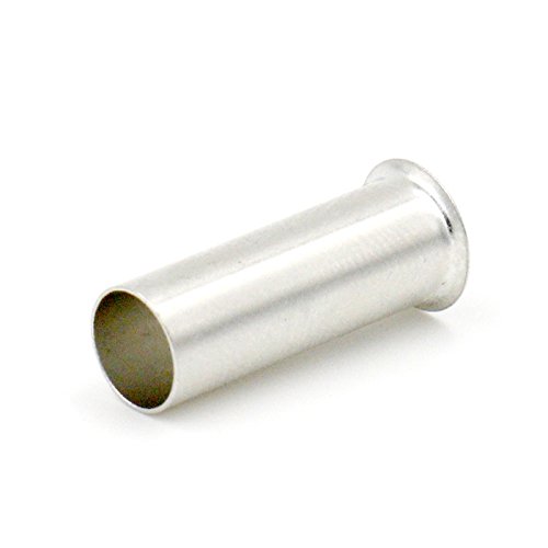 Baomain AWG 4 / 25mm² Long: 20(.787)mm Wire Copper Crimp Connector Non Insulated Ferrule Pin Cord End Terminal 50pcs