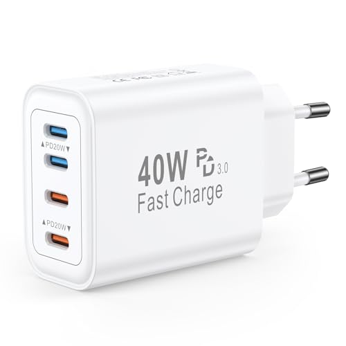 Update gefällig? Heute gibt es USB C Ladegerät Mehrfach 40W, 4... für 10,11€. Jetzt entdecken!