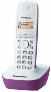 Panasonic KX-TG1611SPF - Teléfono fijo inalámbrico digital, Púrpura/Blanco [versión importada]: Amazon.es: Electrónica