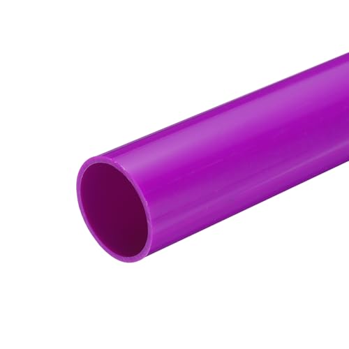 MECCANIXITY PVC Rigid Pipe Tubing 40mm OD Purple