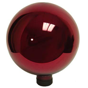 Echo Valley Gazing Globe 10in Marsala Swirl Glass