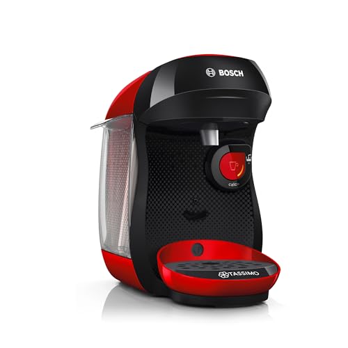 Bosch Tassimo happy friendly Kapselmaschine TAS103E, über 70 Getränke, geeignet für alle Tassen, Abschaltautomatik, nachhaltig, perfekt dosiert, platz