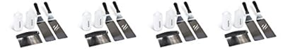 Blackstone Signature Griddle Accessories - 5 Piece Professional Grade Grill Griddle BBQ Tool Kit with FREE Recipe Book - 2 Spatulas, 1 Chopper Scrapper and 2 Bottles