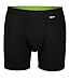 MyPakage Men's Weekday Boxer Brief (Black Black Lime, Large (34-36) )