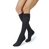 Jobst ActiveWear Over-the-Calf Athletic Support Socks Moderate 15-20 M Black