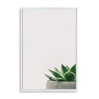 Framed Canvas Wall Art Green Plants Canvas Prints Home Artwork Decoration for Living Room,Bedroom - 16x24 inches