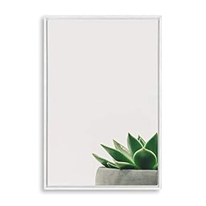 Framed Green Plants Home Artwork for Living Room Bedroom
