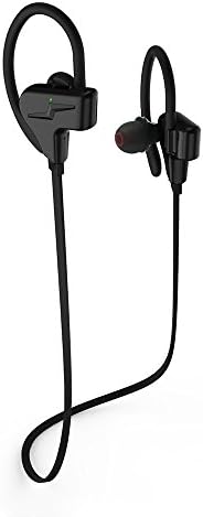 Wireless Headphones V4.1 Wireless Sports Earphones Waterproof HD Stereo Earbuds for Gym Running Noise Cancelling Headsets(Black)