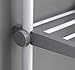 ALLZONE Bathroom Organizer, Over The Toilet Storage Rack, Over The Washer Shelf for Laundry Room (White/Grey, 4-Tier)