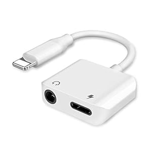 Headphone Adapter Dual Port Headset Splitter Connector Earphone Aux Audio Adaptor from MPWHYL